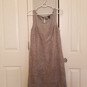 Ann Taylor Silver Dress